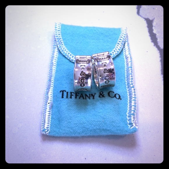 Tiffany & Co. Jewelry - Tiffany Logo Hoop Earings